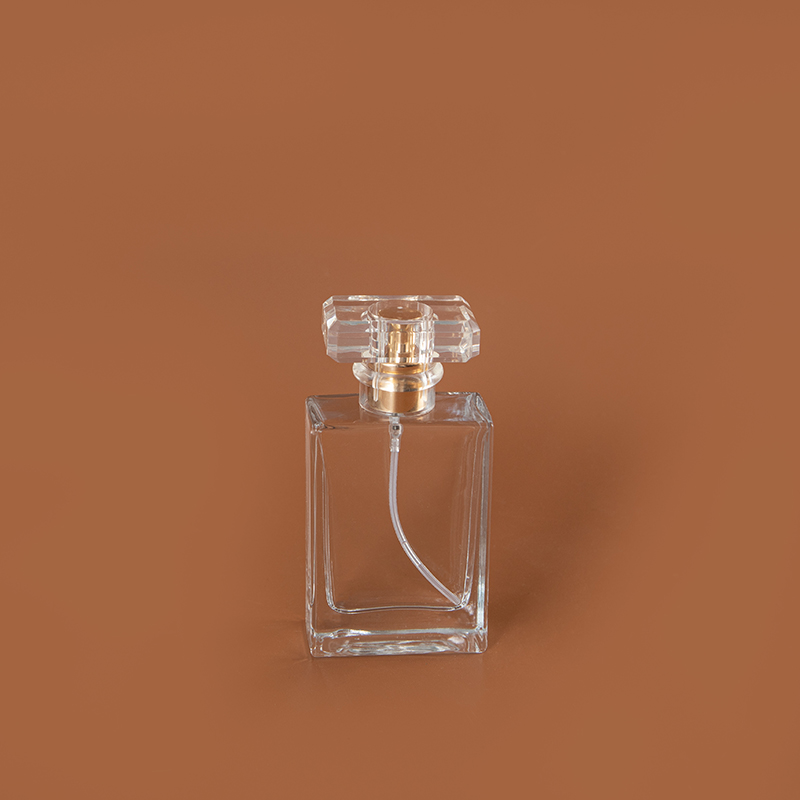 clear perfume bottle